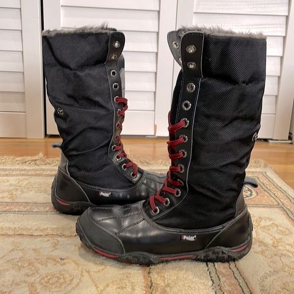 Pajar Canada Garland Warm Waterproof Women’s Sz 7-7.5/EU 38 Faux Fur Winter Boot - Picture 10 of 10